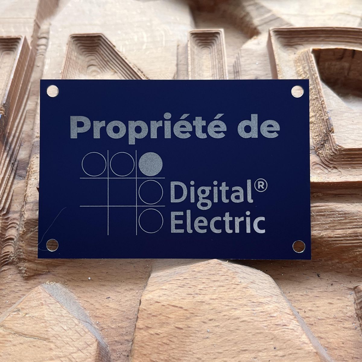 plaque signalétique en alu